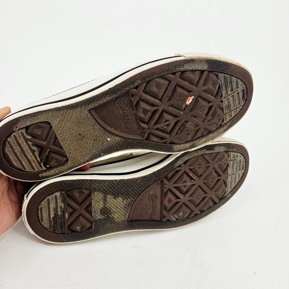 Converse All Star Ivory Iridescent Rainbow Glitter Sneakers Sneaker Shoe 9 - Picture 8 of 10